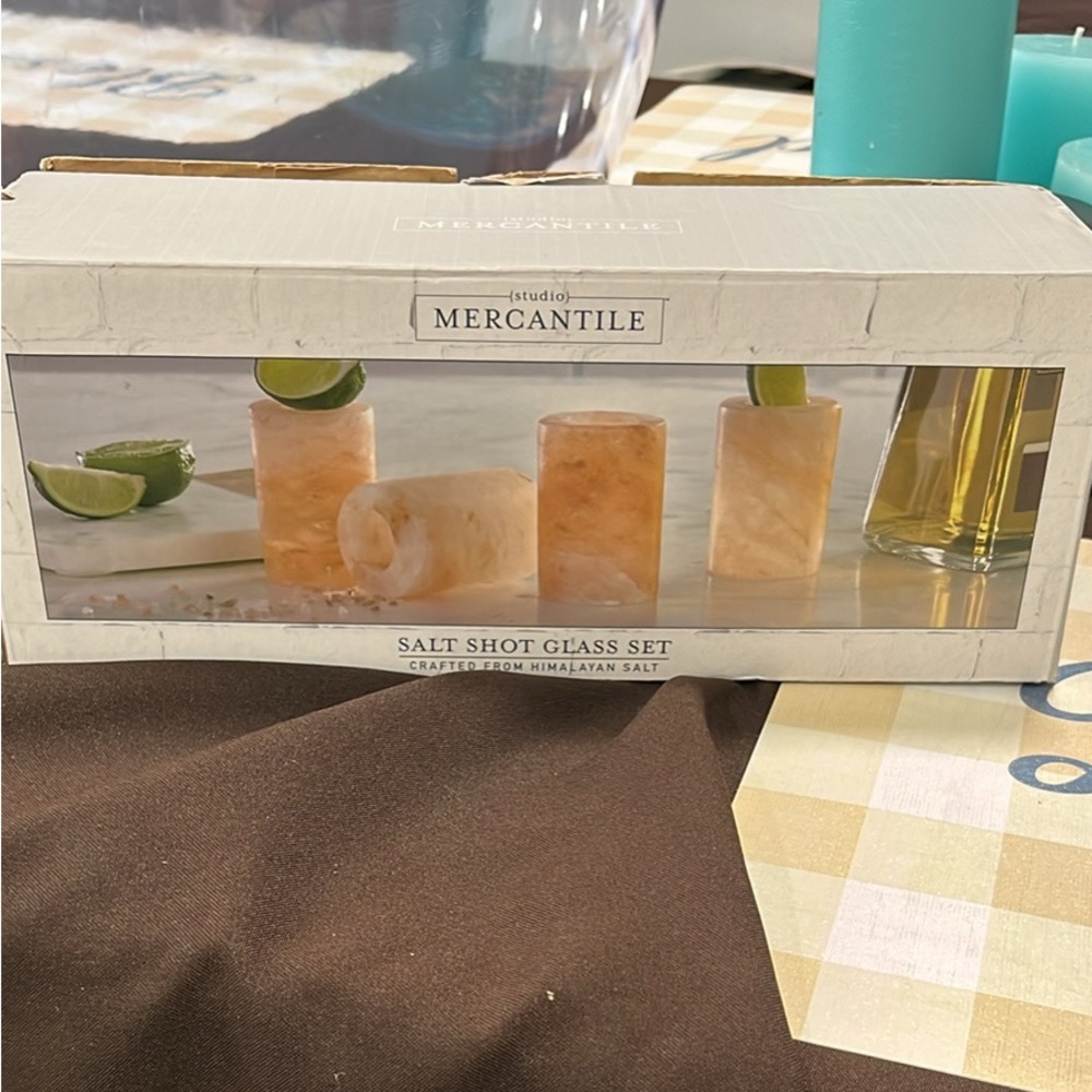 Studio Mercantile Salt Shot Glass Set